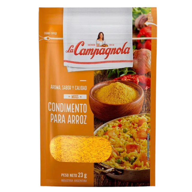 CONDIMENTO P/ARROZ LA CAMPAGNOLA 23GR