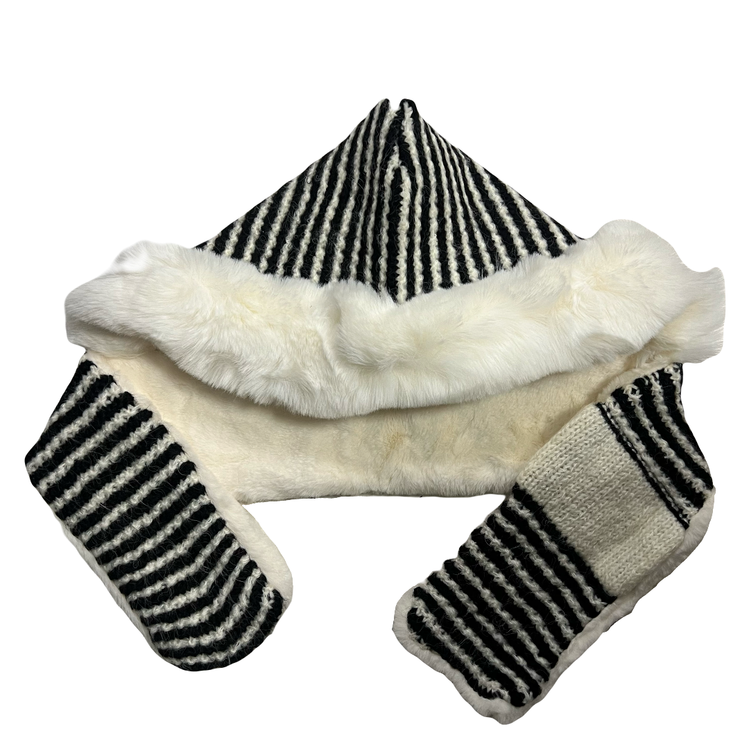 GORRO + BUFANDA - Color: Negro
