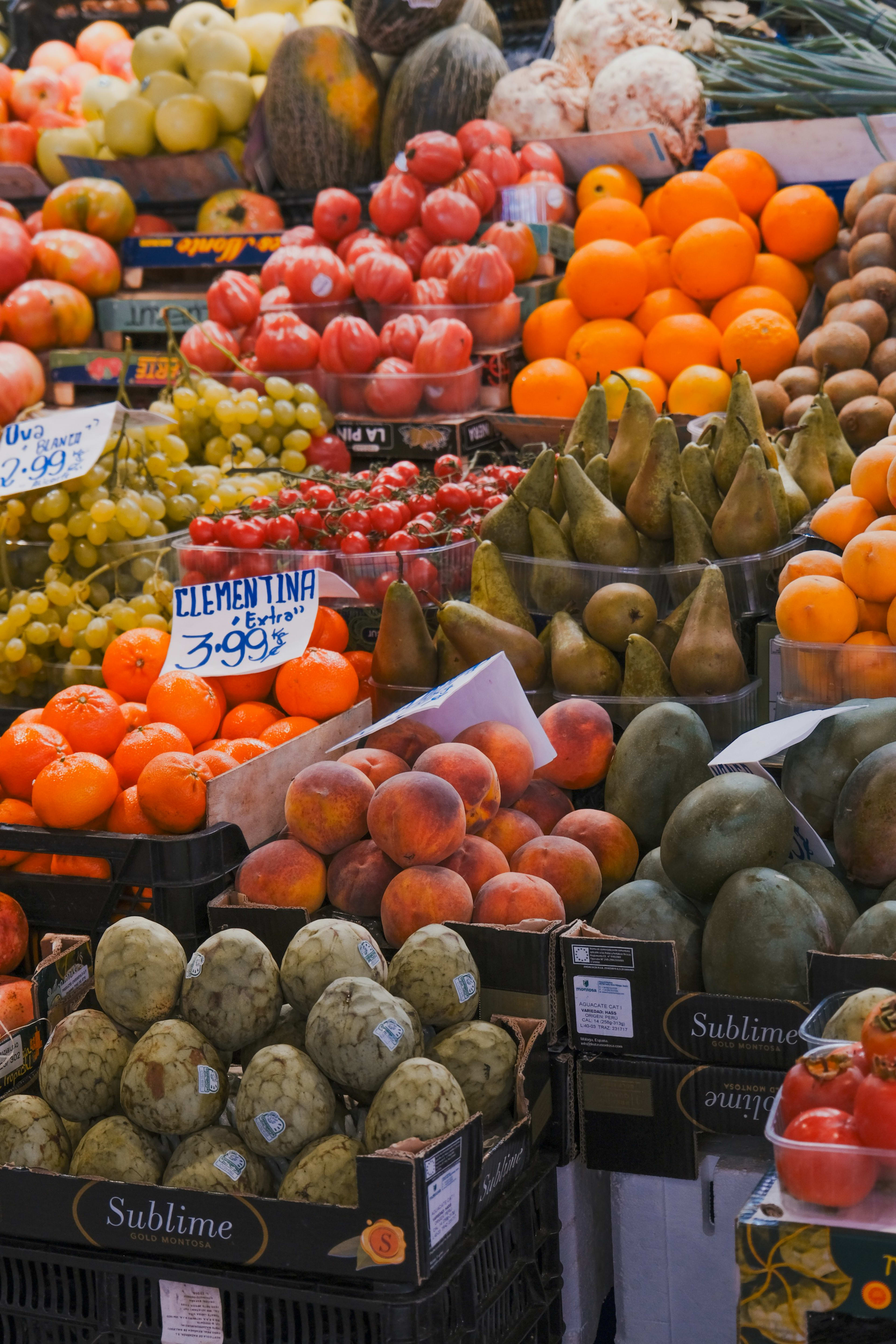 Premium Mediterranean fresh produce arrangement