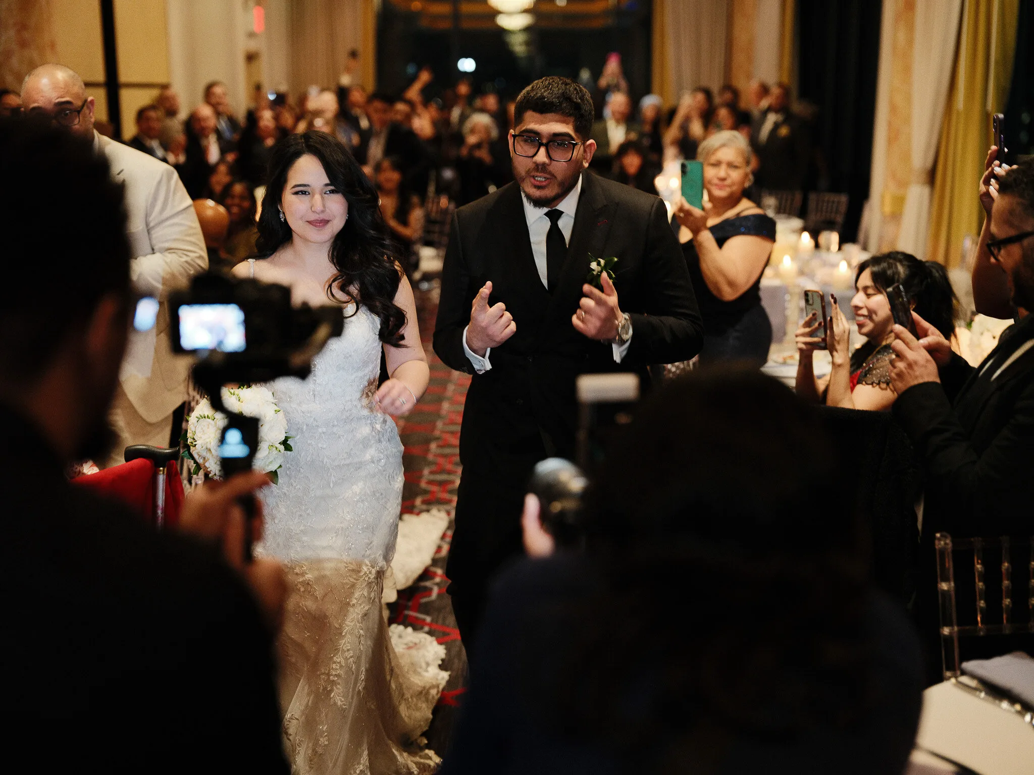 Bayron and Scarlett at their Astoria wedding ceremony