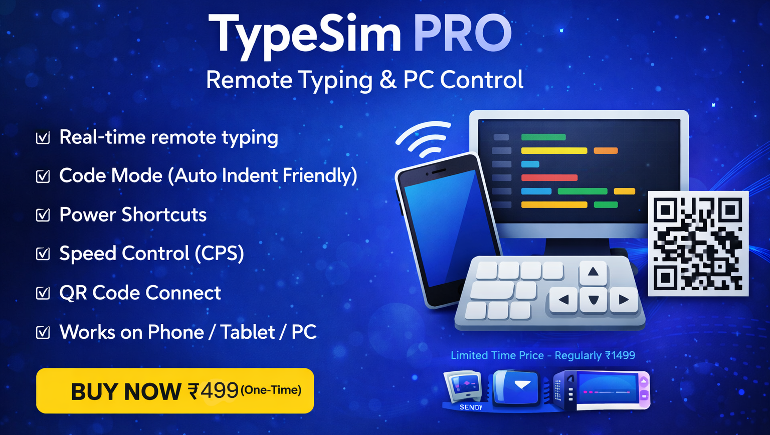 TypeSim PRO ā Remote Typing Engine (Lifetime Access)