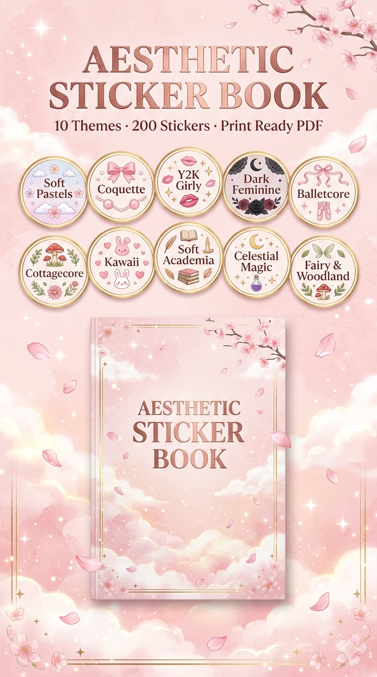 Ready to print sticker pdf
