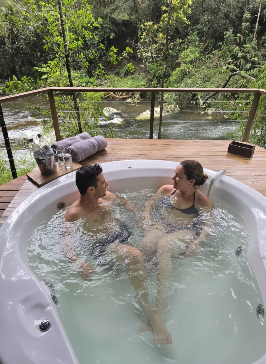 Tina hidromasaje 2 personas