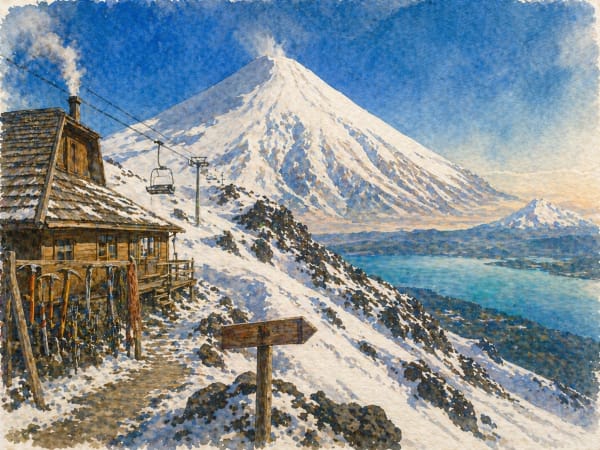 Centro de Ski y Montaña Volcán Osorno – Volcán Osorno, ladera sur, Comuna de Puerto Varas