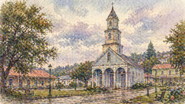 Iglesia de Calbuco · centro patrimonial – Plaza centro · Calbuco, Región de Los Lagos