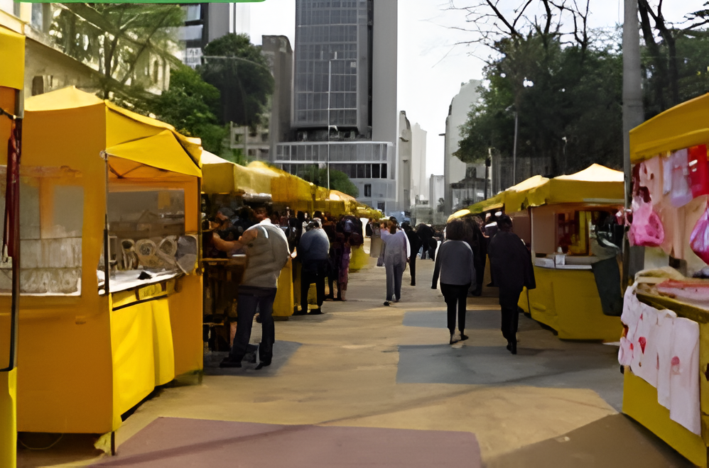 Foto da Feira de Artesanato e Gastronomia da Praça da República - Centro SP