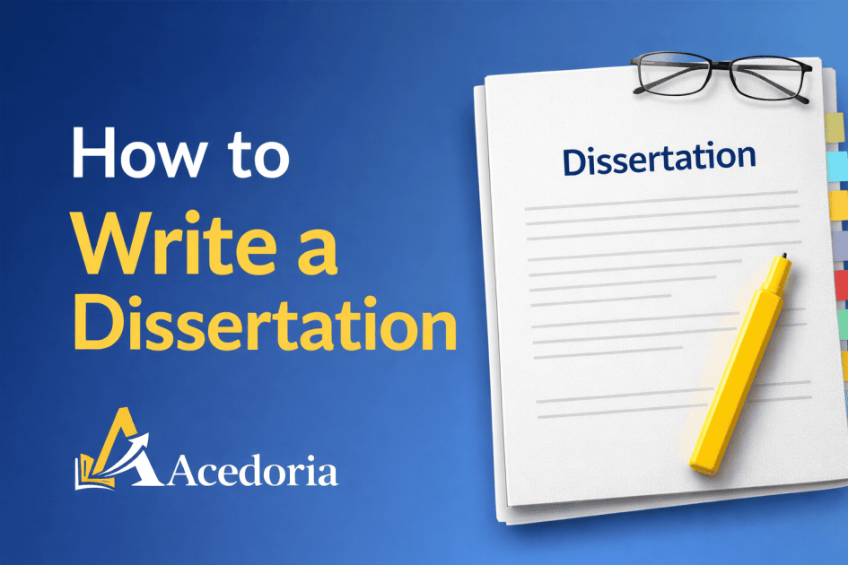 How to Write a Dissertation | Complete Dissertation Writing | Acedoria