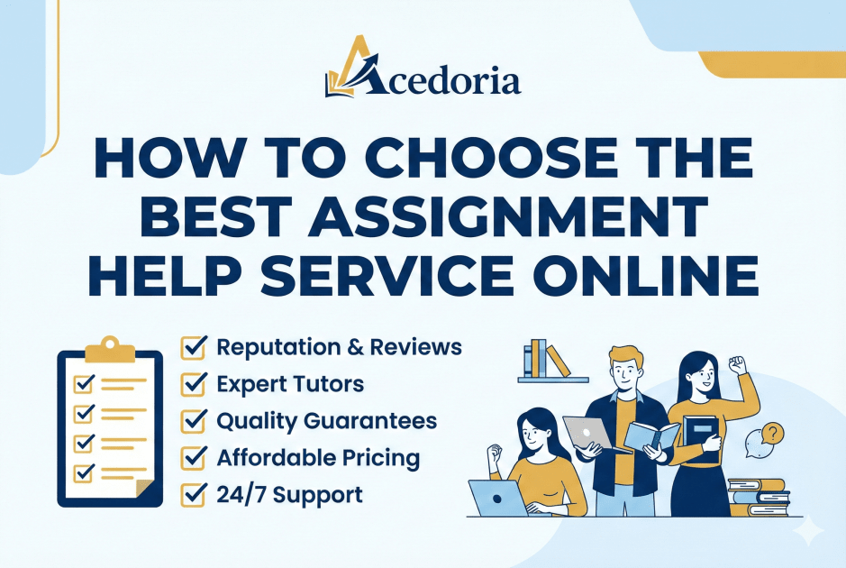 How to Choose the Best Assignment Help Service Online | Acedoria
