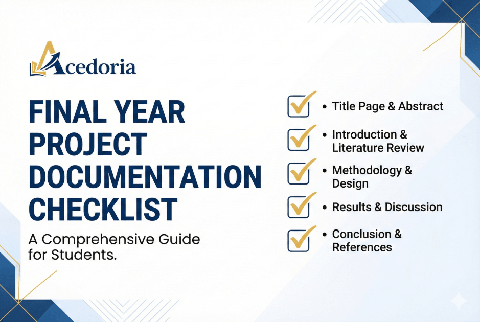 Final Year Project Documentation Checklist | Acedoria
