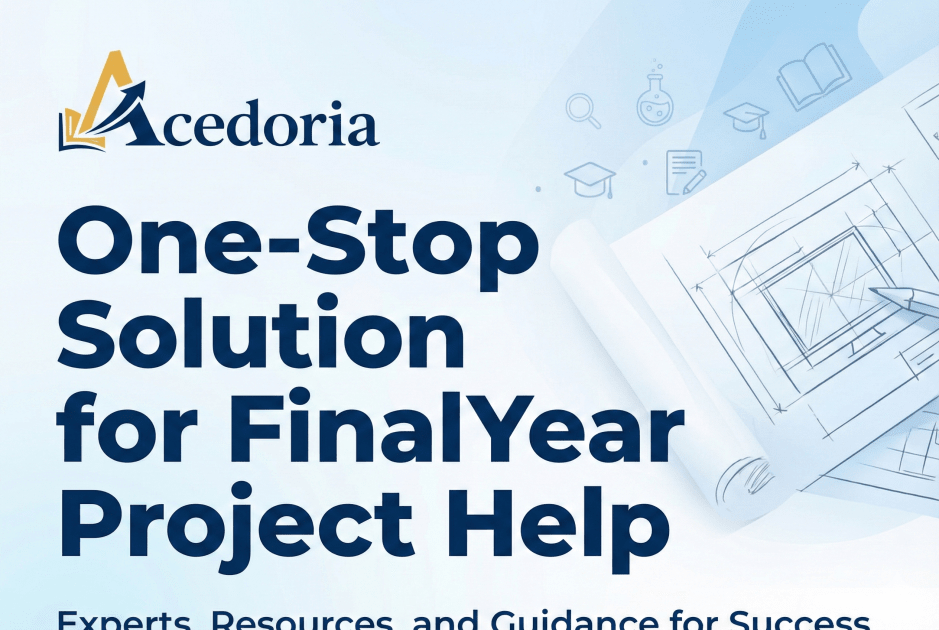 One-Stop Solution for Final Year Project Help | Acedoria