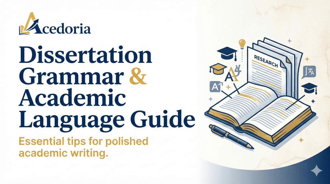 Dissertation Grammar & Academic Language Guide | Acedoria