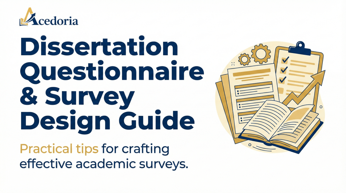 Questionnaire Survey Design Guide For Dissertation | Acedoria