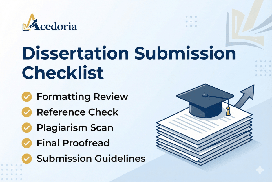 Submitting Dissertation Dissertation Submission Checklist | Complete Guide | Acedoria