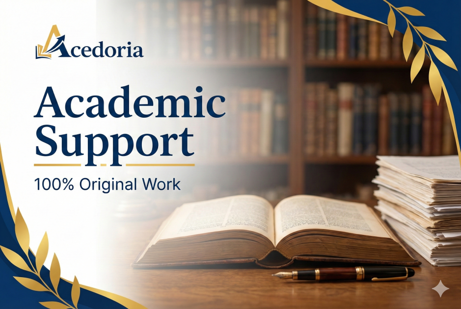 Academic Support with 100% Original Work: A Guide to | Acedoria
