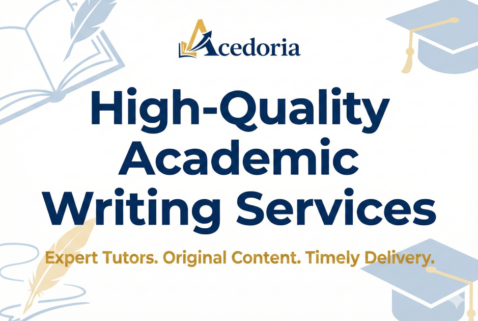 Quality Writing Services High-Quality Academic Writing Services: The Complete | Acedoria