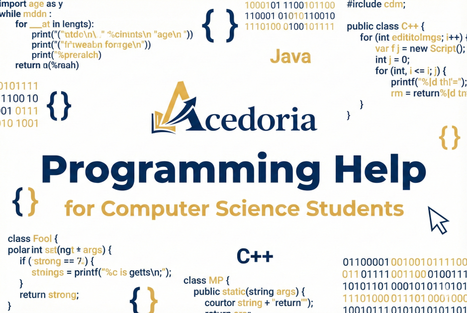 Programming Help For Computer Science Students: Complete... | Acedoria