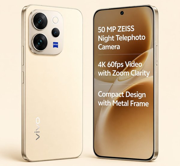vivo V70 (Lemon Yellow 2026, 256 GB) (8 GB RAM)