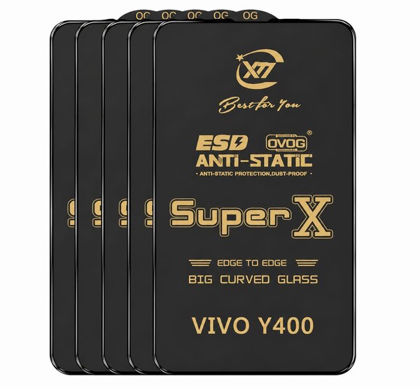 Vivo Y400  5G Tempered Glass  (Pack of 5)