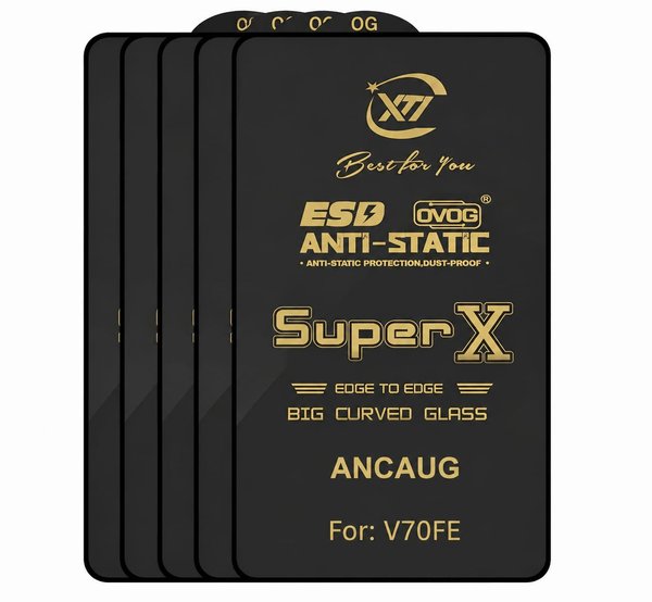 Vivo V70FE  5G Tempered Glass  (Pack of 5)