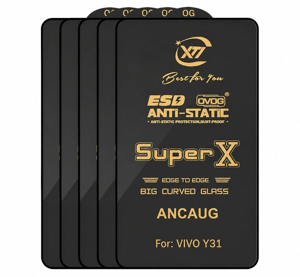 Vivo Y31 5G Tempered Glass  (Pack of 5)