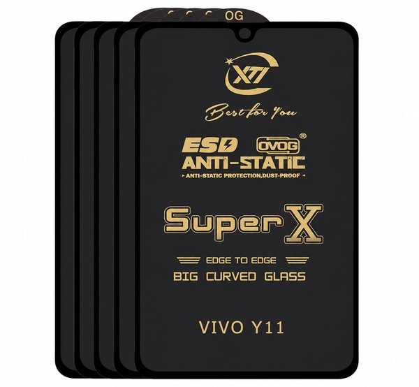 Vivo Y11 5G Tempered Glass  (Pack of 5)
