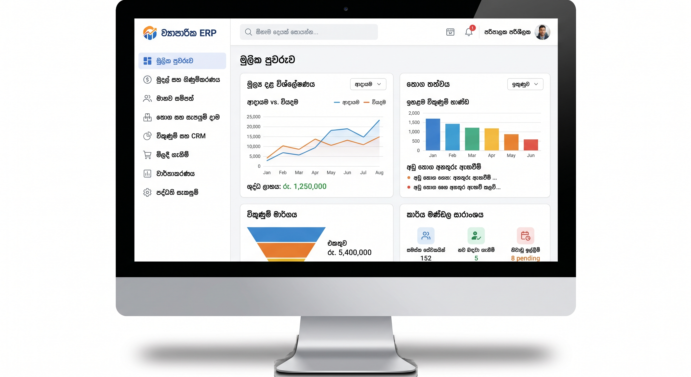 Custom Enterprise ERP Solution