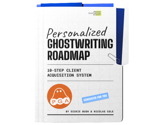 Personalized ghostwriting roadmap