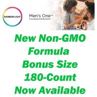 Rainbow Light - Men's One Multivitamin - Probiotic, Enzyme, and Vitamin Blend; Supports Energy, Stress Management, Heart, Prostate, Muscle, and Sexual Health in Men; Gluten Free - 150 Tablets