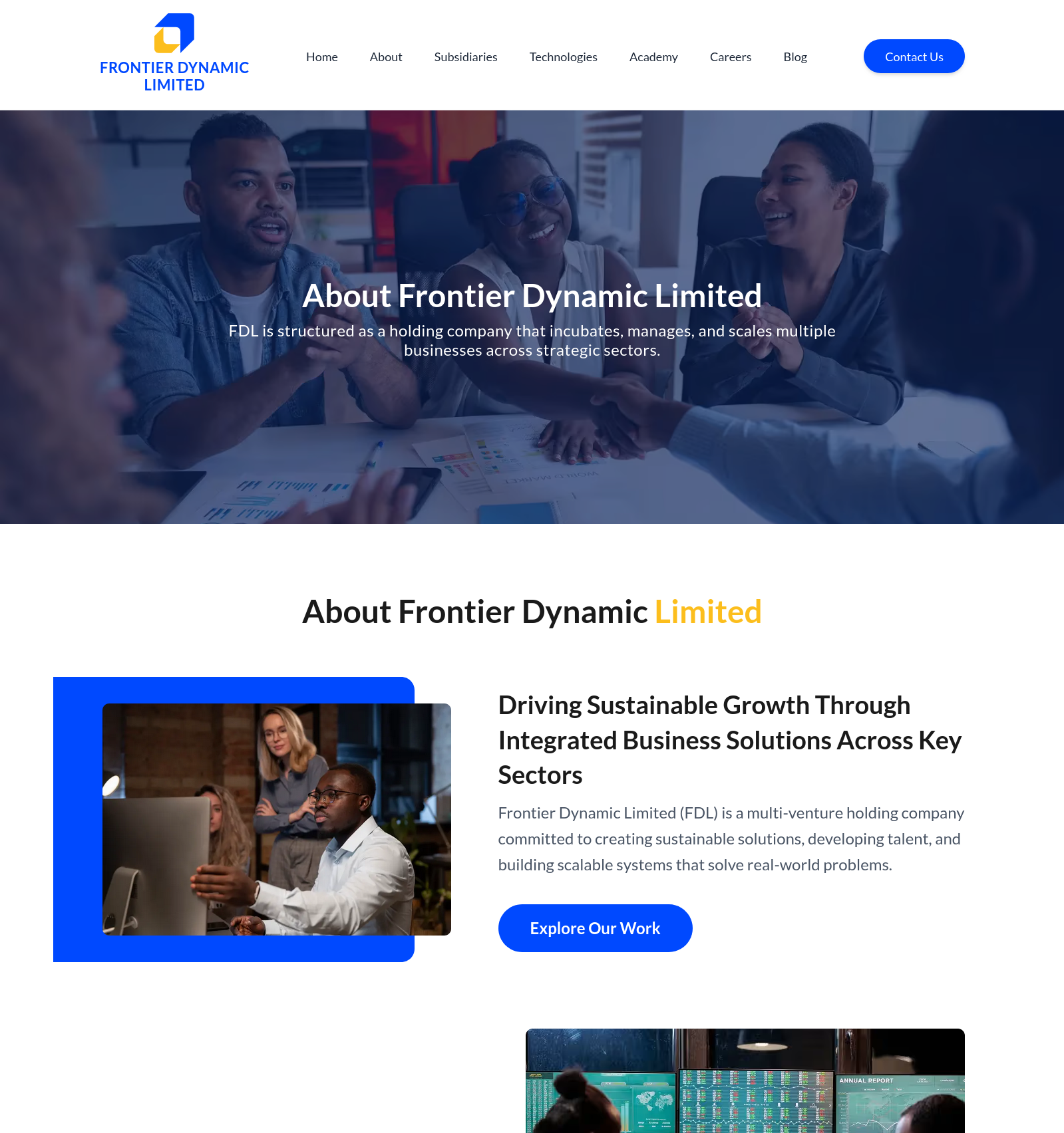 Frontier Dynamic Limited