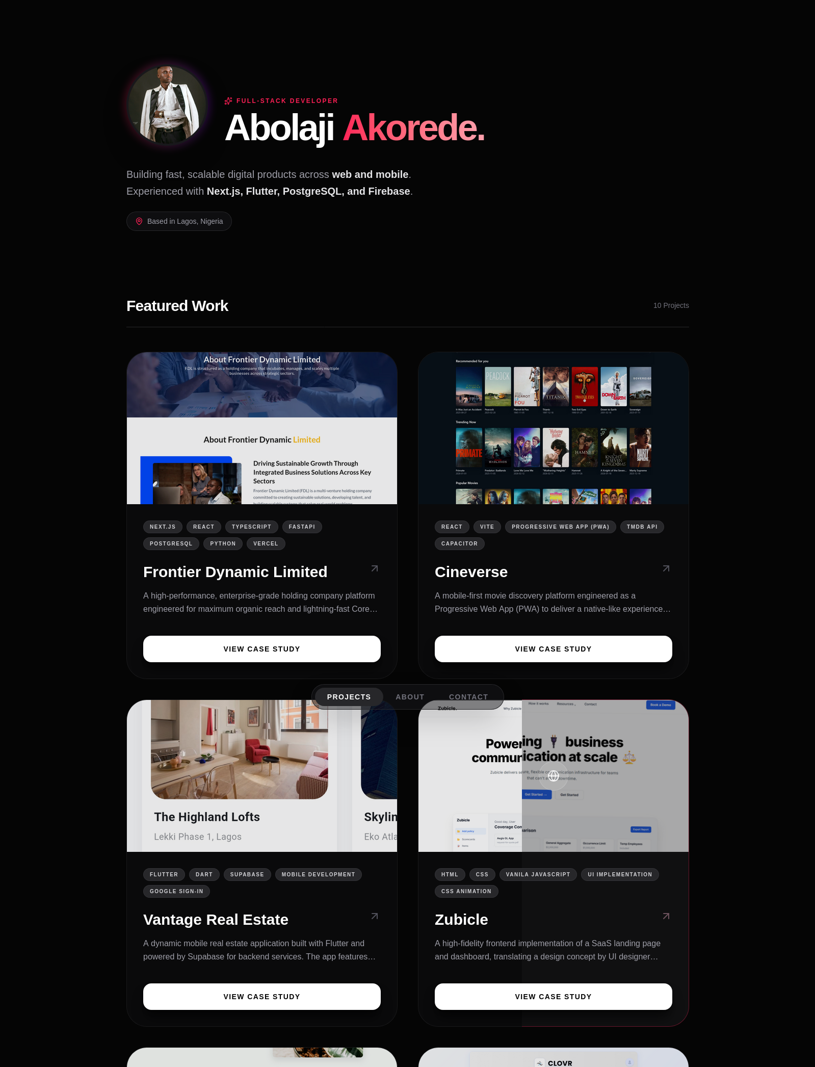 Headless Portfolio CMS
