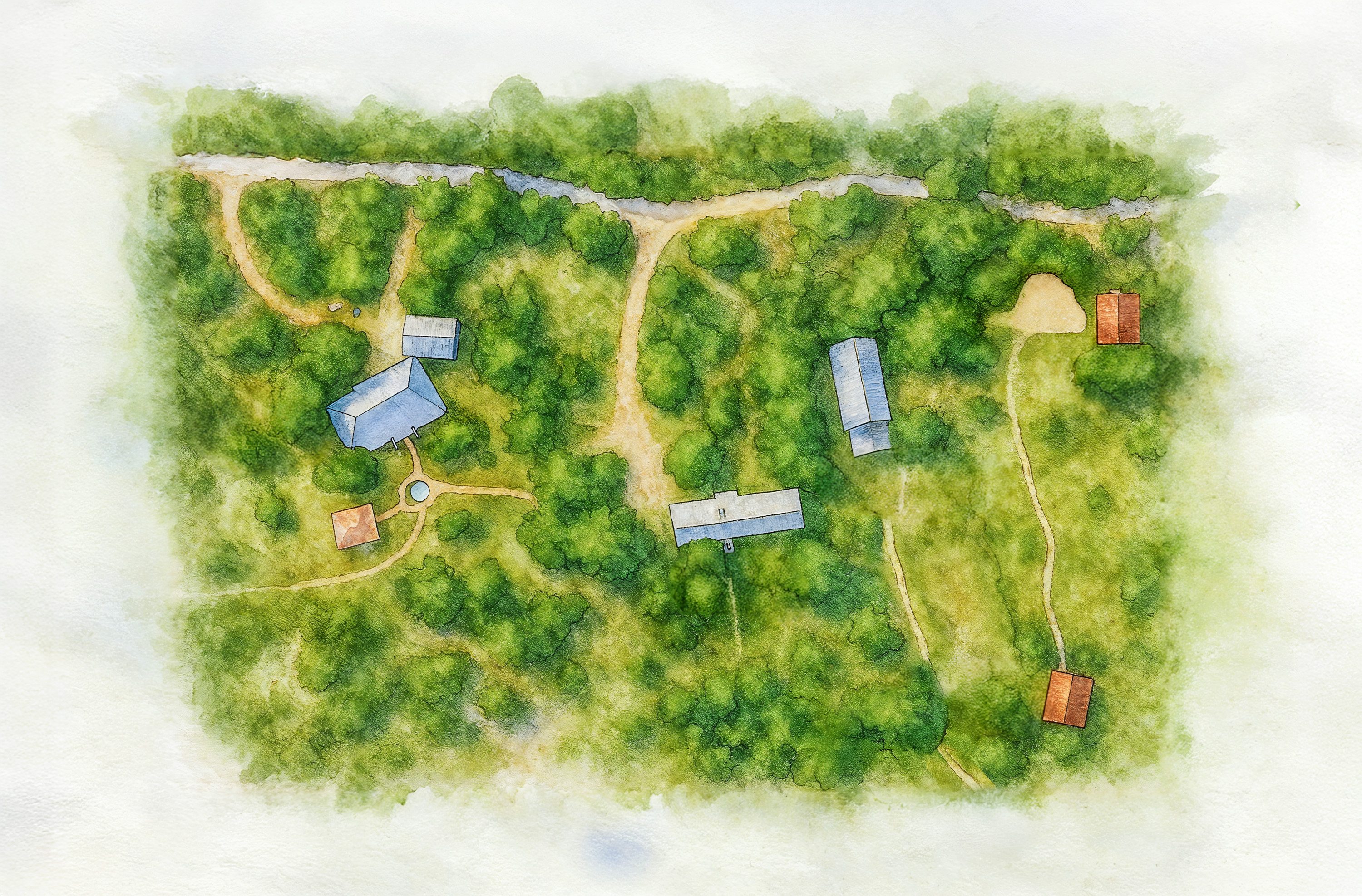 Timberline Ranch Map Our Cabins | Woodline Ranch
