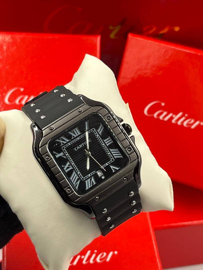Cartier Santos Black Edition Luxury Watch
