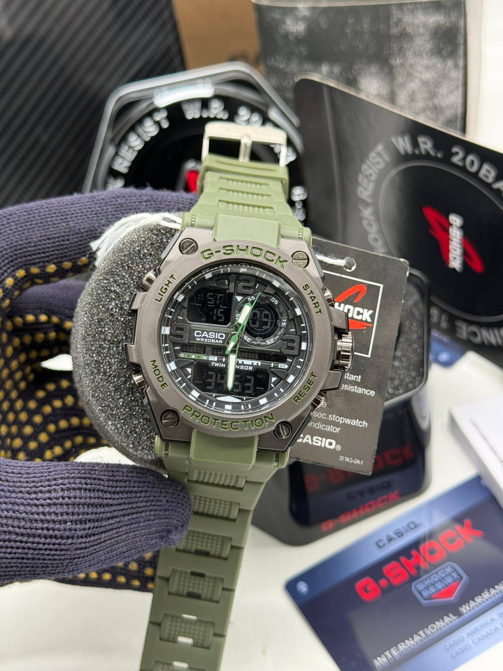 Casio G-Shock Twin Sensor (Military Green)