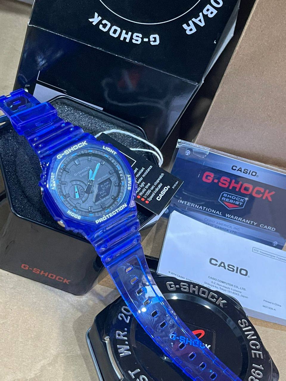 Casio G-Shock Transparent Rainbow Dial Watch (GA-2100 Style) 3