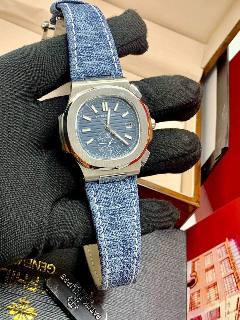 Patek Philippe Nautilus Chronograph 5980G – Denim Blue Edition 1