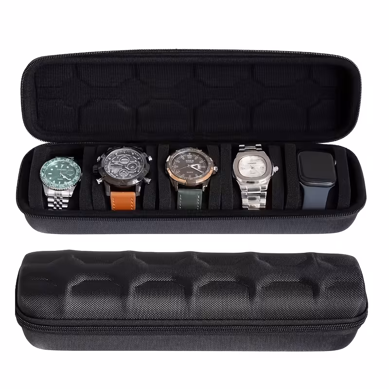 Elite 5-Slot Shockproof Watch Travel Case 1