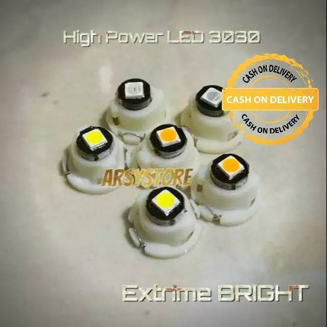 Lampu Led T3 T4.2 T4.7 HIGHPOWER 3030 Dashboar Speedometer Wedge Mobil