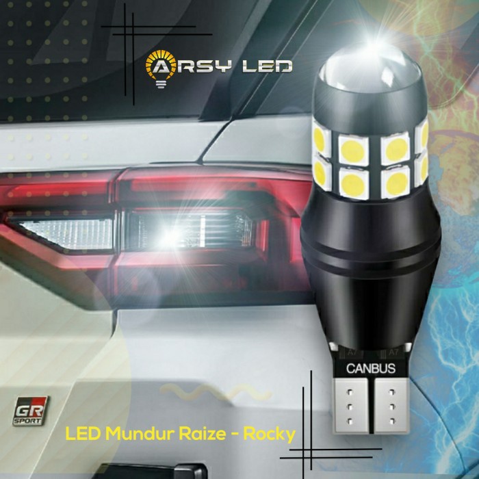 Lampu LED Mundur T15 w16w Mobil Toyota Raize - Daihatsu rocky