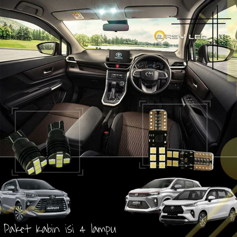 Paket isi 4 LAMPU Plafon Kabin All New Avanza Xenia Veloz terbaru