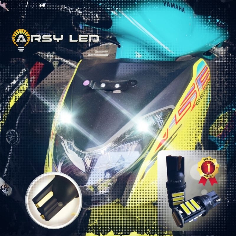 ARSYLED Lampu LED T10 Senja Mio GEAR 7020 11 titik Garansi 1 tahun