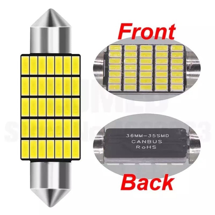 AR283014 Lampu LED Kabin Plafon Mobil Avanza Xenia Agya Ayla Calya Sigra 28 TITIK Super Bright