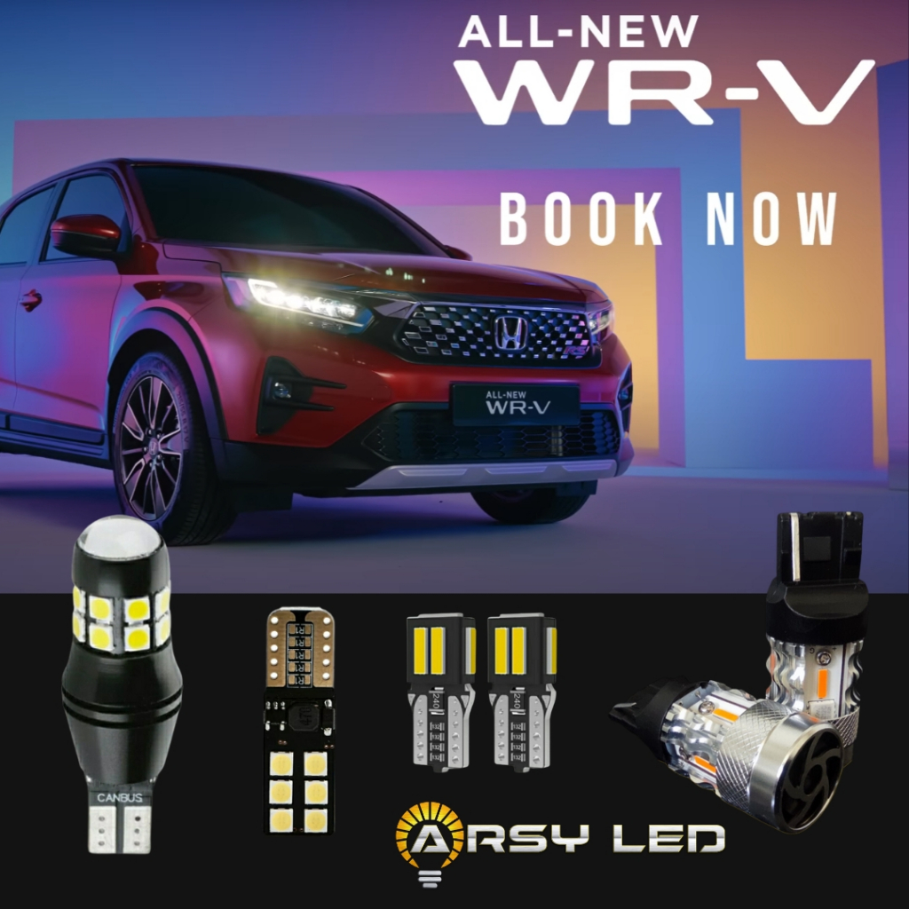 Paket LAMPU Honda WRV WR-V Plafon Kabin LED Mundur Sein Sen