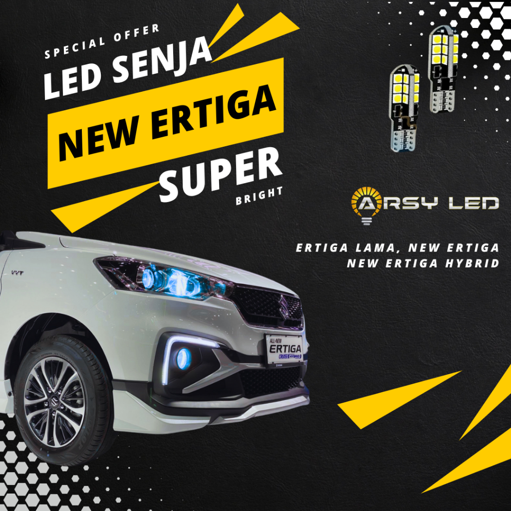 2PCS Lampu Senja LED Mobil T10 24 Arrow - Suzuki Ertiga New Ertiga Hybrid