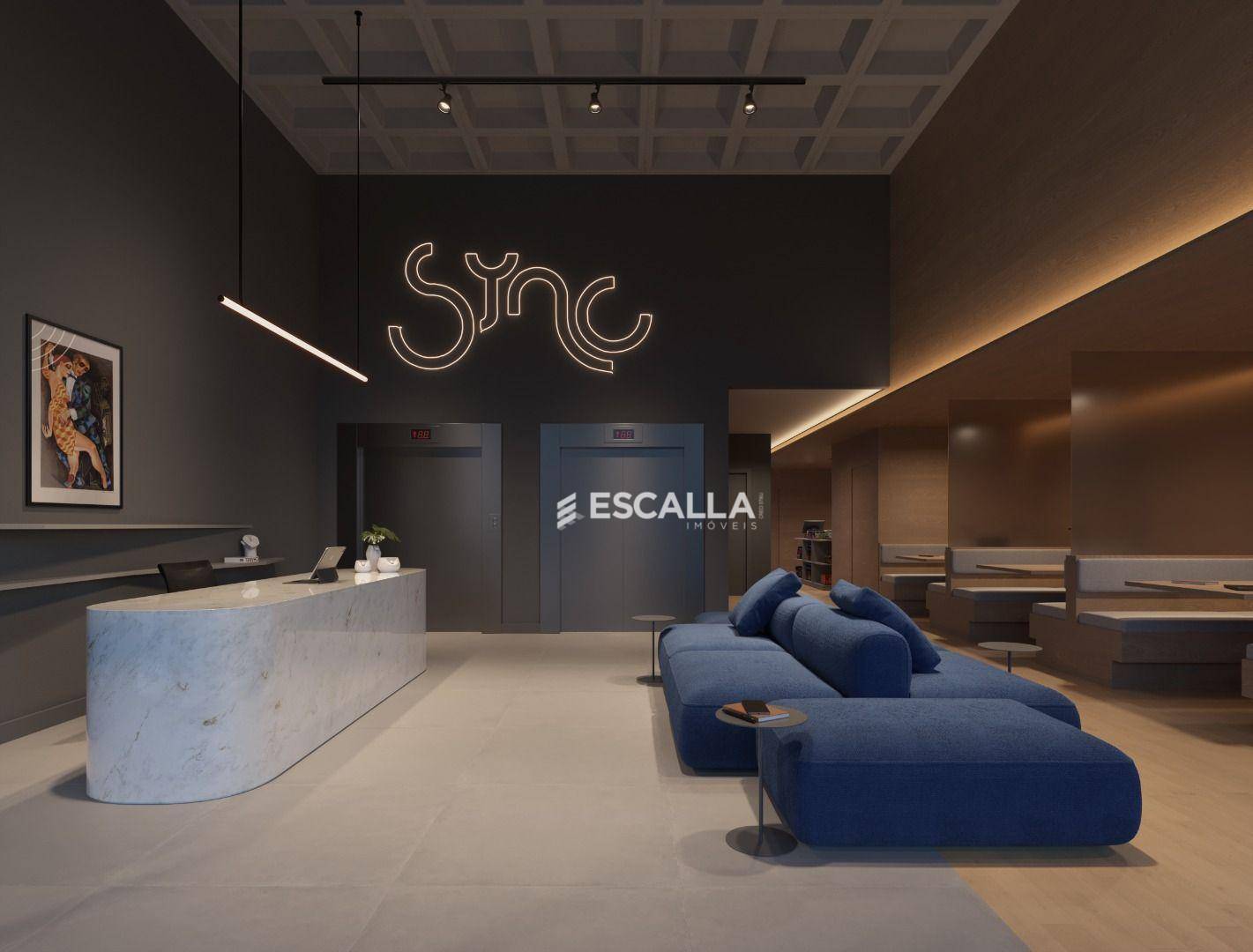 Apartamentos studio à venda no bairro Atiradores | Sync