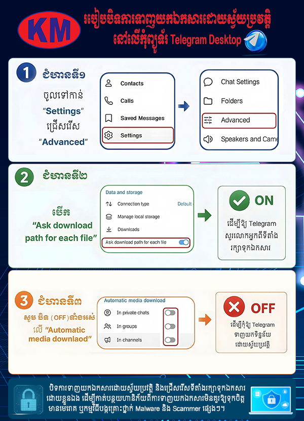 Telegram Turn off Auto Download Files