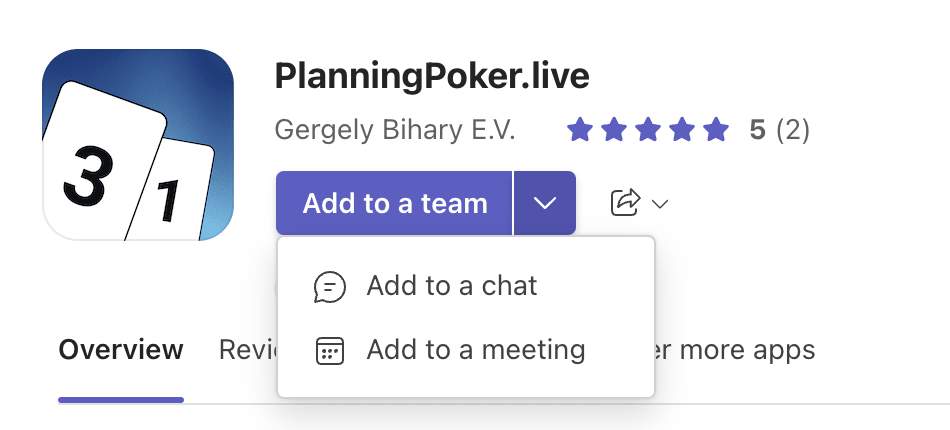 Installation options for PlanningPoker.live