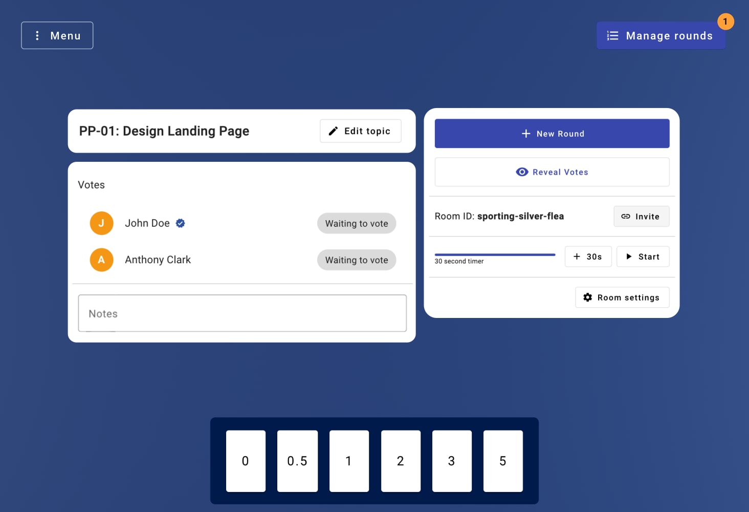 UI components laid out visually