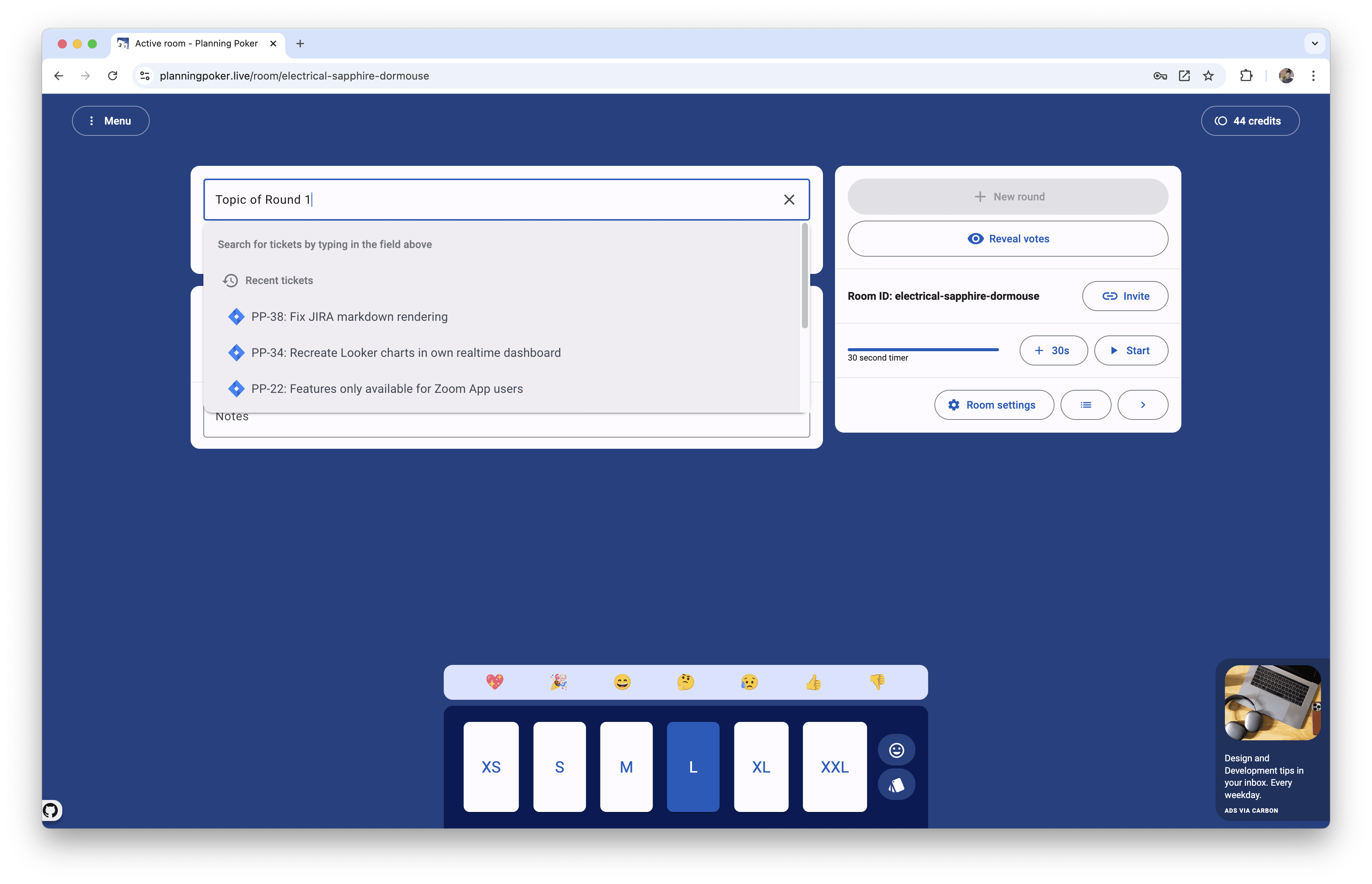 Jira issues dropdown
