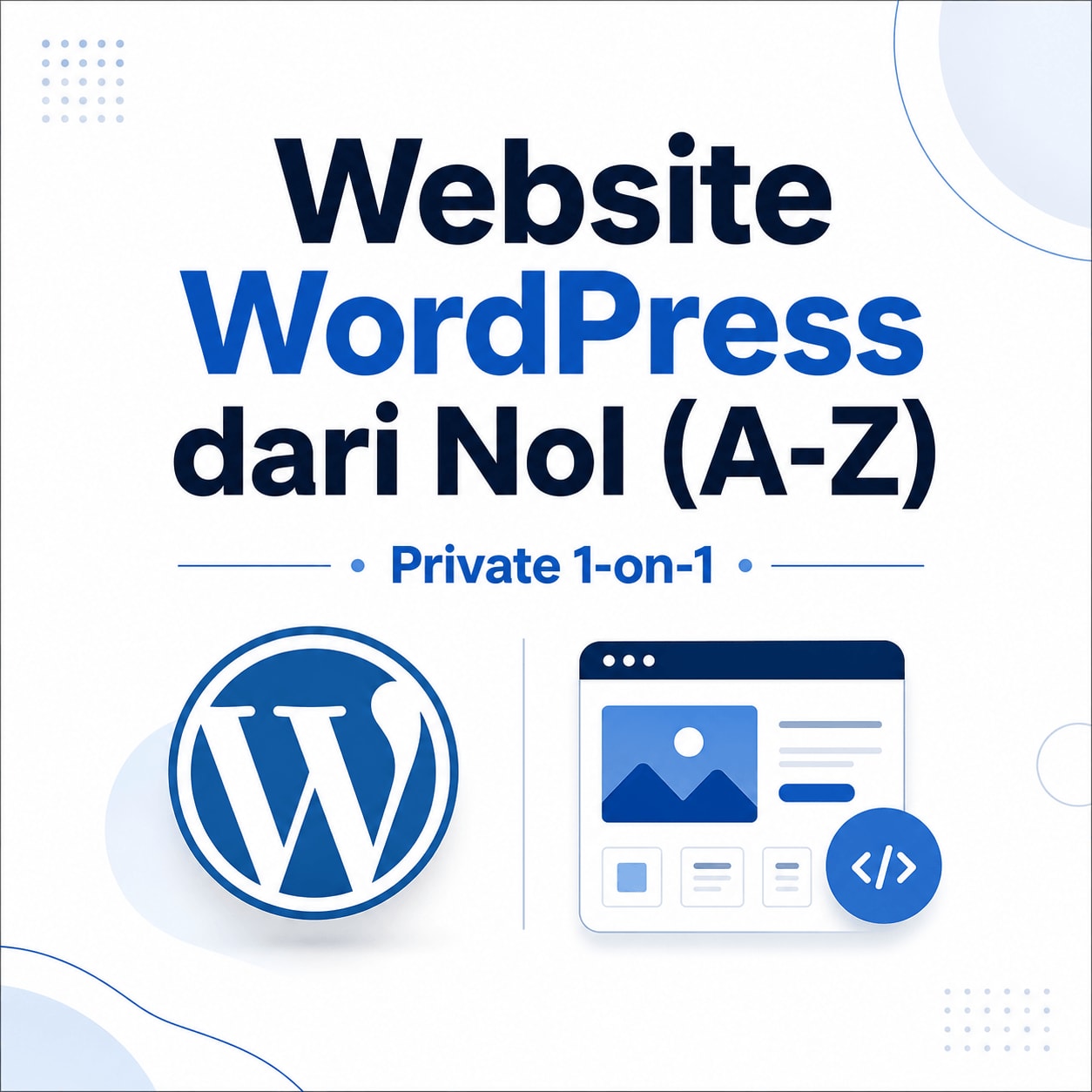 Website WordPress dari Nol