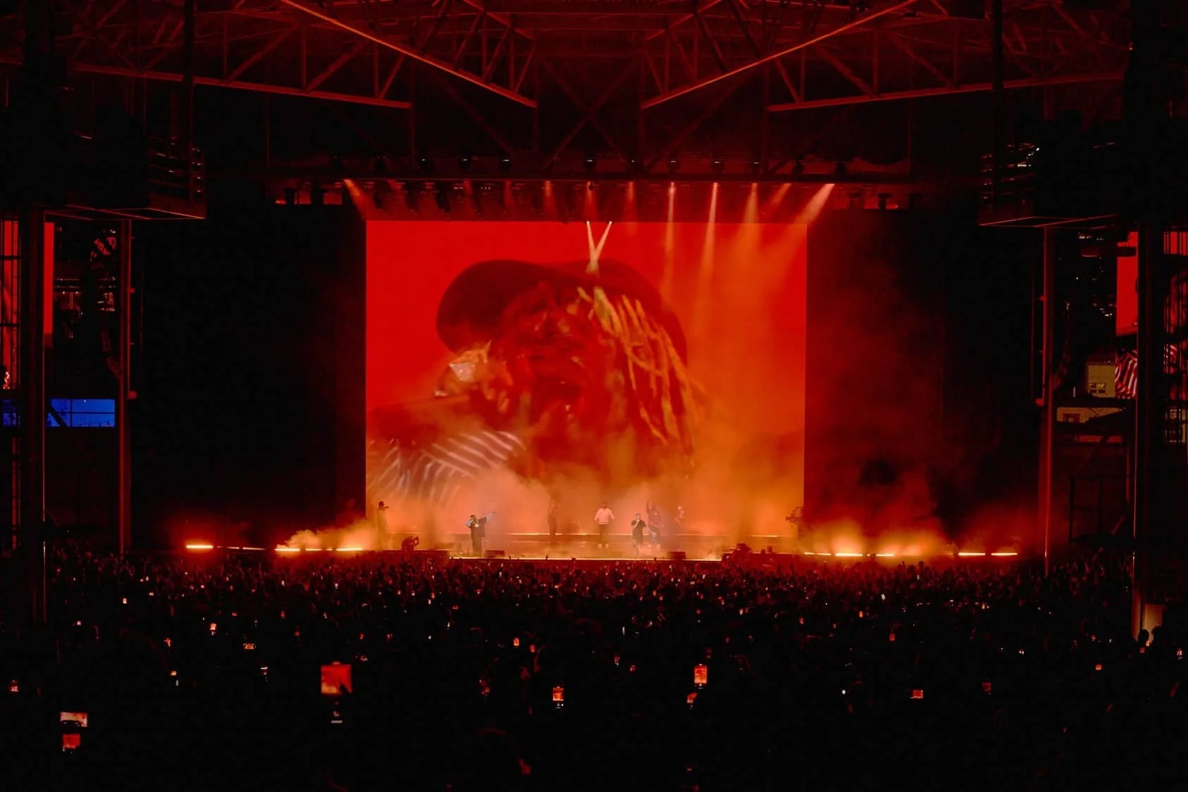 Drake Honestly Nevermind tour visuals by Comix